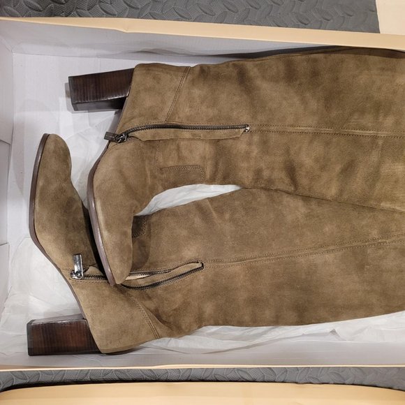 Michael Kors Suede Boots (Army green colour) - Picture 2 of 4